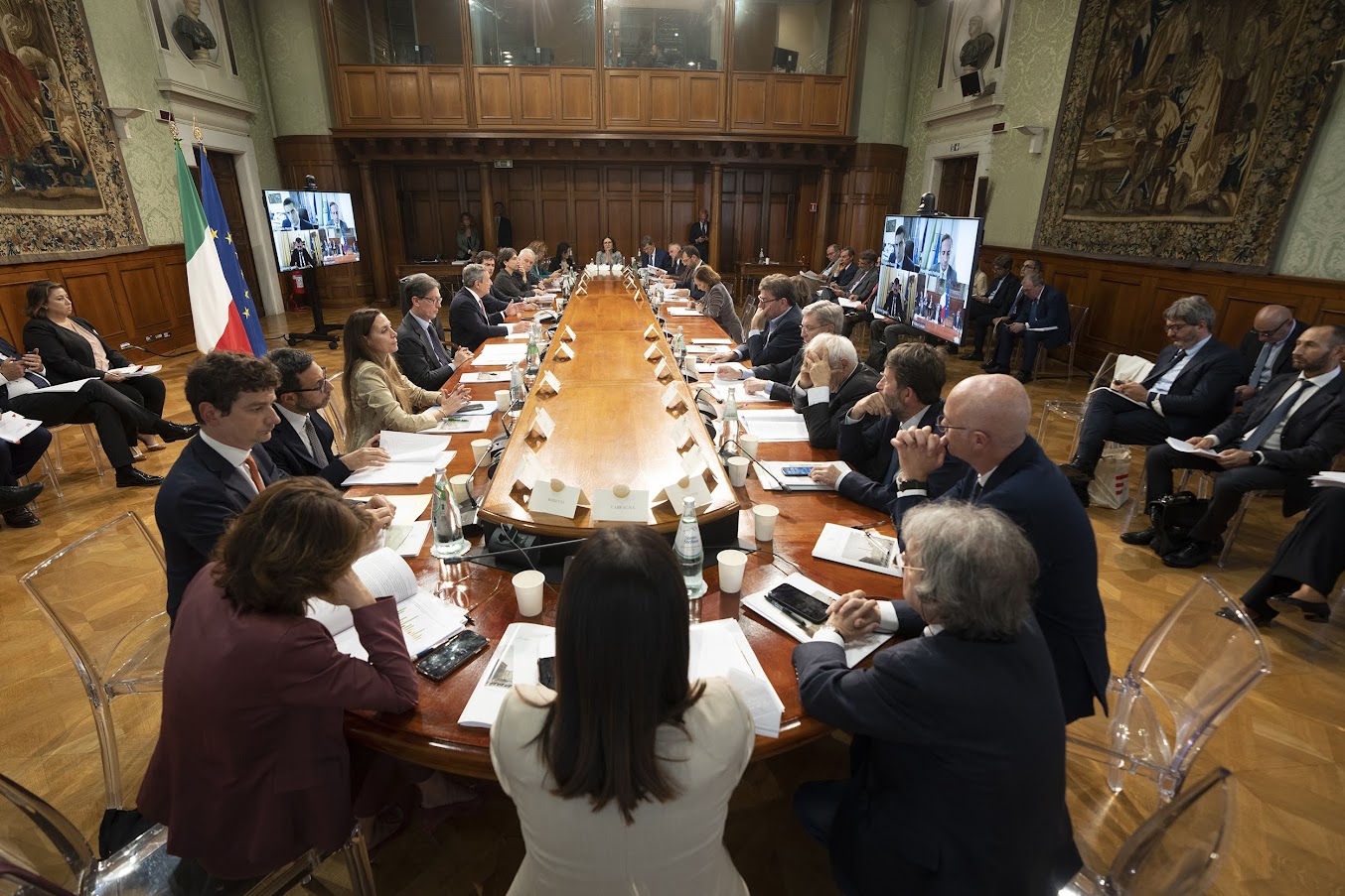 Cabina regia PNRR - Photo credit: Palazzo Chigi