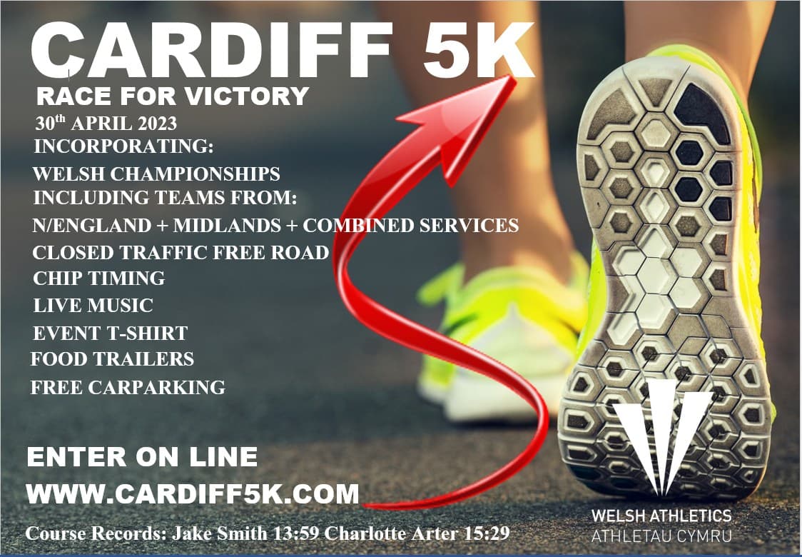 Cardiff 5K - Race For Victory 2022 Times