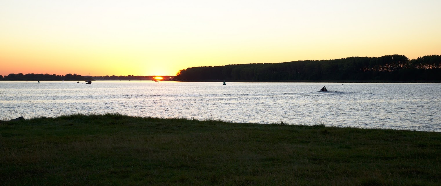 2. Zonsondergang in Zeeland op 10 augustus 2022