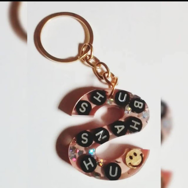 Handmade Resin Customized Key Ring