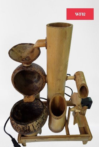 Coconut shell & Bamboo Mini Fountain