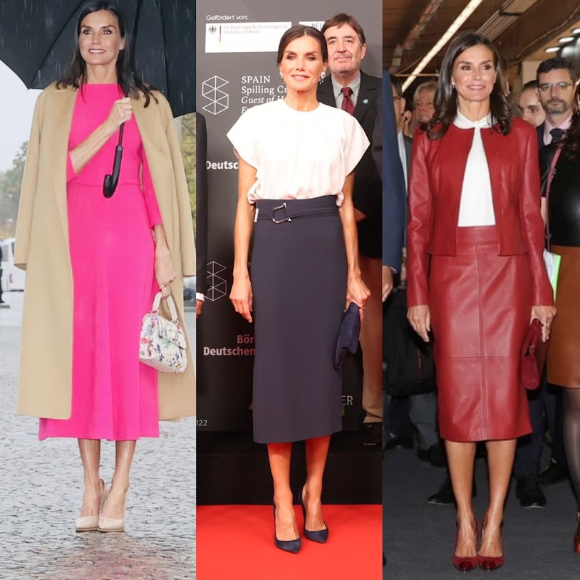 Queen Letizia of Spain's German state visit 2022 outfit details