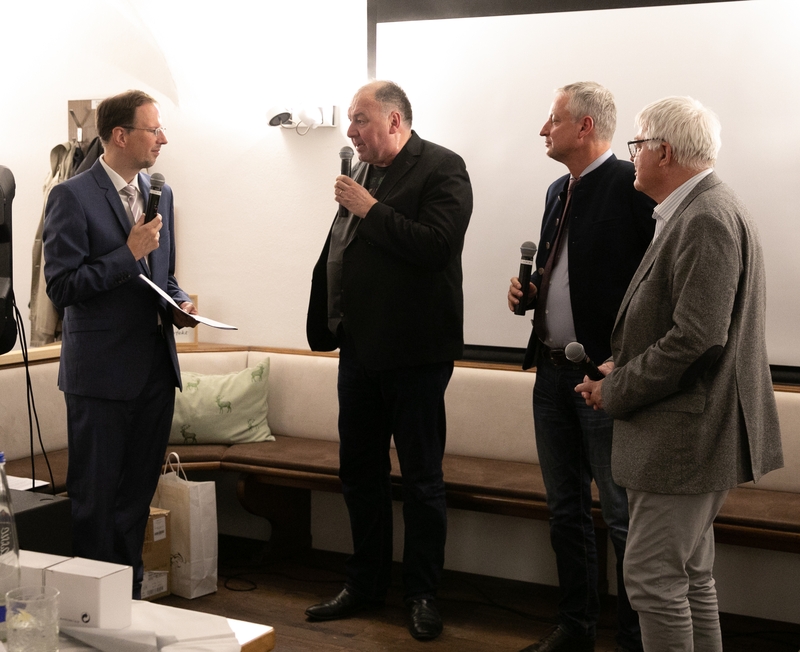 Podiumsdiskussion mit MdB Erhard Grundl, OB Markus Pannermayr und BTTV-Präsident Konrad Grillmeyer