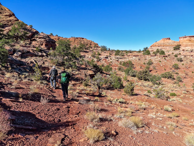 Setting out across the mesa