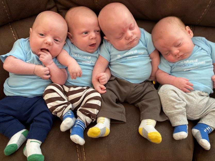 Mom Delivers Quadruplets Months After Brain Surgery