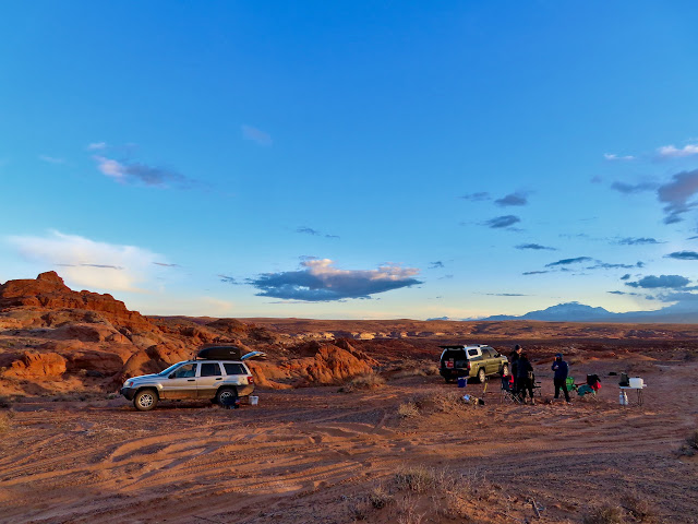 Camp near Beaver Canyon