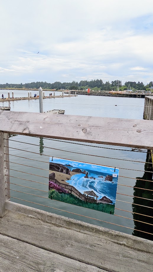 Bandon Art and Eats: Annual Port of Bandon Boardwalk Art Show