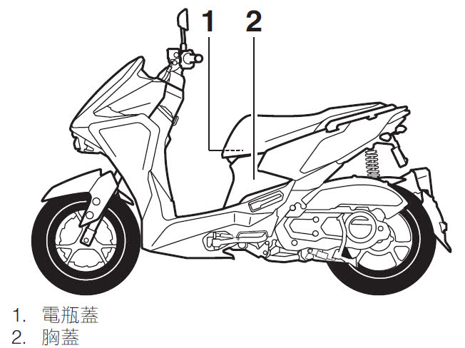 YAMAHA AUGUR 155 機車 - 電瓶在哪？如何拆卸