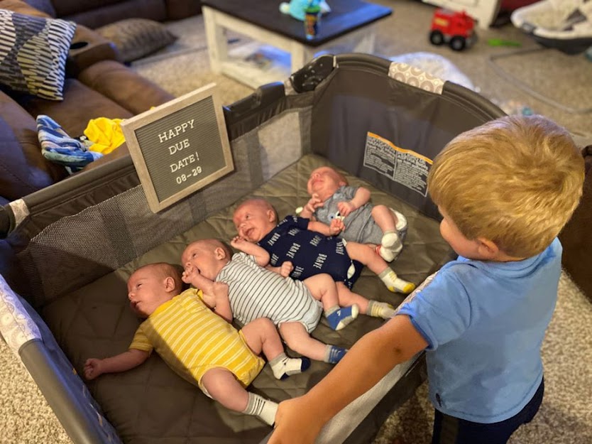 Mom Delivers Quadruplets Months After Brain Surgery