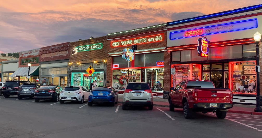 Nostalgic cars in Williams, Arizona