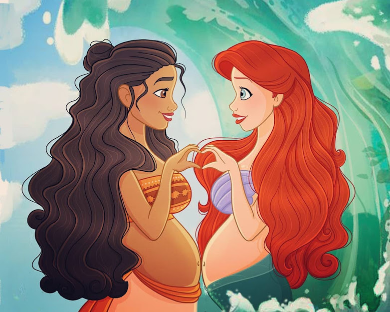 Inspired by Her Own Pregnancy Journey, Artist Anna Belenkiy Depicted Disney Princesses as Moms-to-be