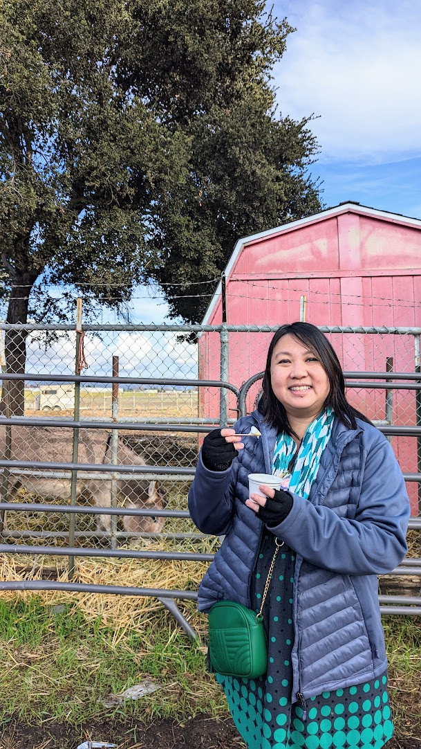 Garlic ice cream in Gilroy, the Garlic Capital of the World