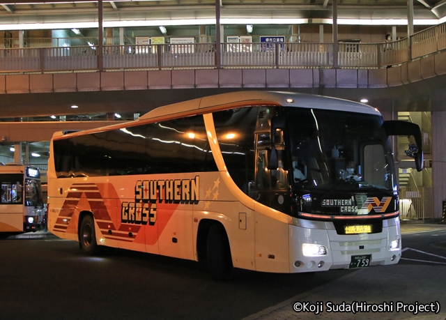 和歌山バス「サザンクロス」湘南線　･759　JR堺市駅前入線