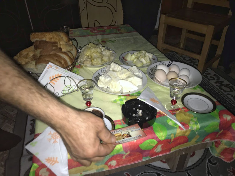 Food at Vukel, Shkoder County, Albania