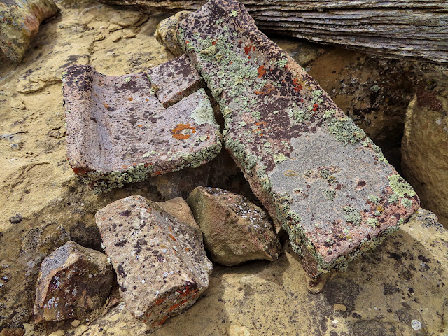 Broken metate