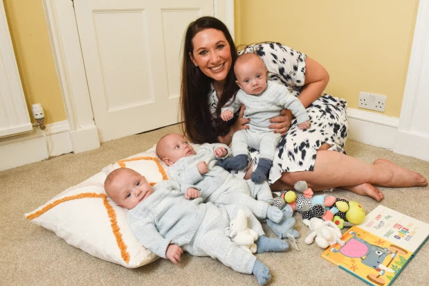 I Was Told I Was Having Girls During Five Scans So I Spent £500 On Clothes… Then Ended Up With Triplet Boys