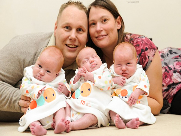 A Couple Have Beaten Odds Of 200 Million To One Giving Birth To A Set Of Identical Triplets