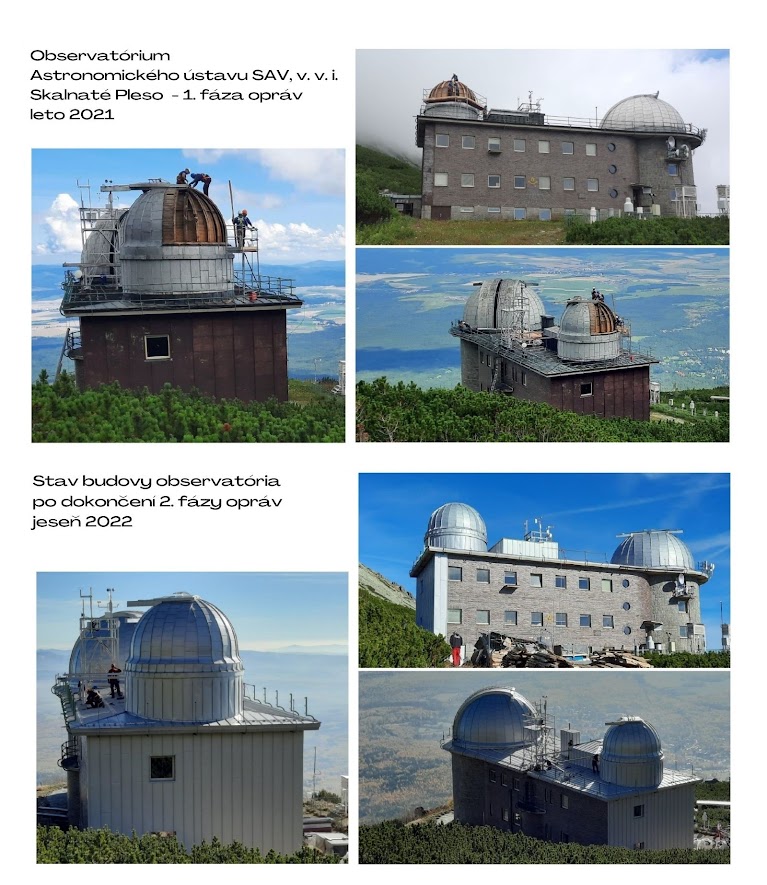 Observatórium má novú strechu