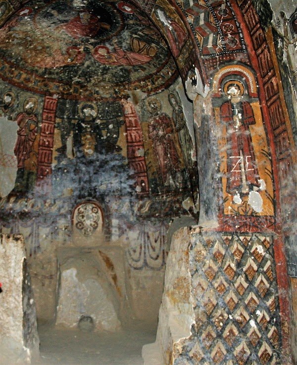 Turquía y dos de sus perlas: la Capadocia y Estambul - Blogs de Turquia - 17/10 CAPADOCIA: Ciudad subterránea de Kaymakli, Valle Ilhara, Monasterio Selime (13)