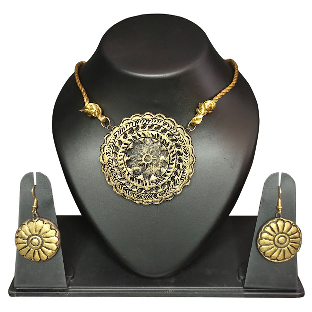 Handmade Terracotta Necklace Set for Women