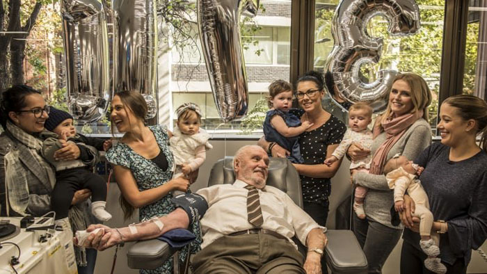 “Man With The Golden Arm” Whose Blood Saved The Lives Of 2.4 Million Babies Makes His Final Donation