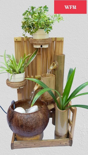 Handcrafted Bamboo Fountain for Home and Garden Decor