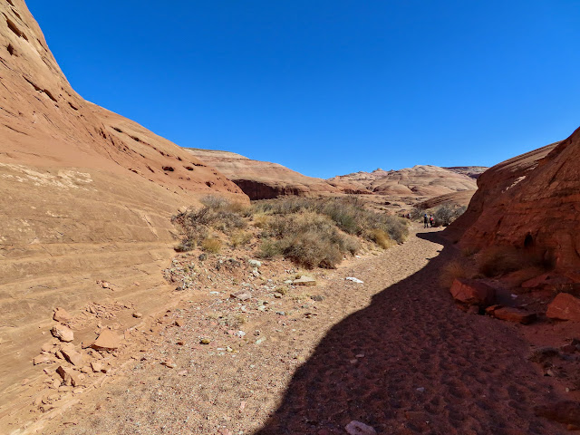 End of the slot canyon