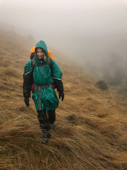 trekking in gjirokaster albania in the winter