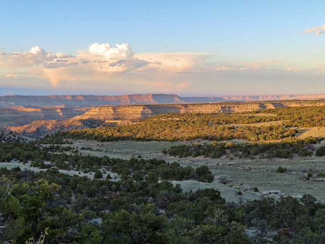 View from Saturday's camp