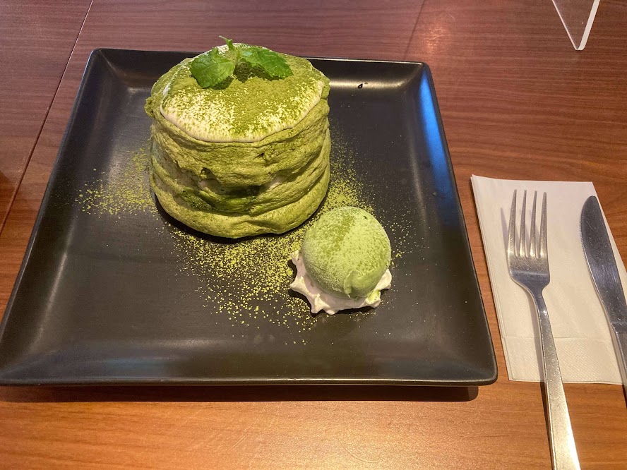 抹茶パンケーキ