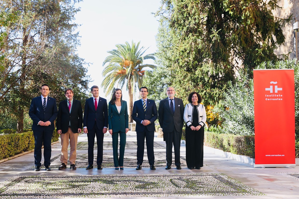 Queen Letizia of Spain visited Granada for Cervantes Institute meeting