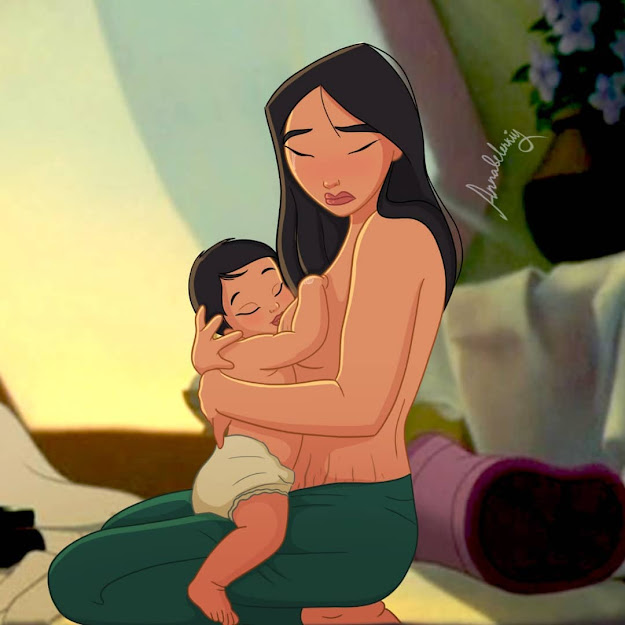 Inspired by Her Own Pregnancy Journey, Artist Anna Belenkiy Depicted Disney Princesses as Moms-to-be