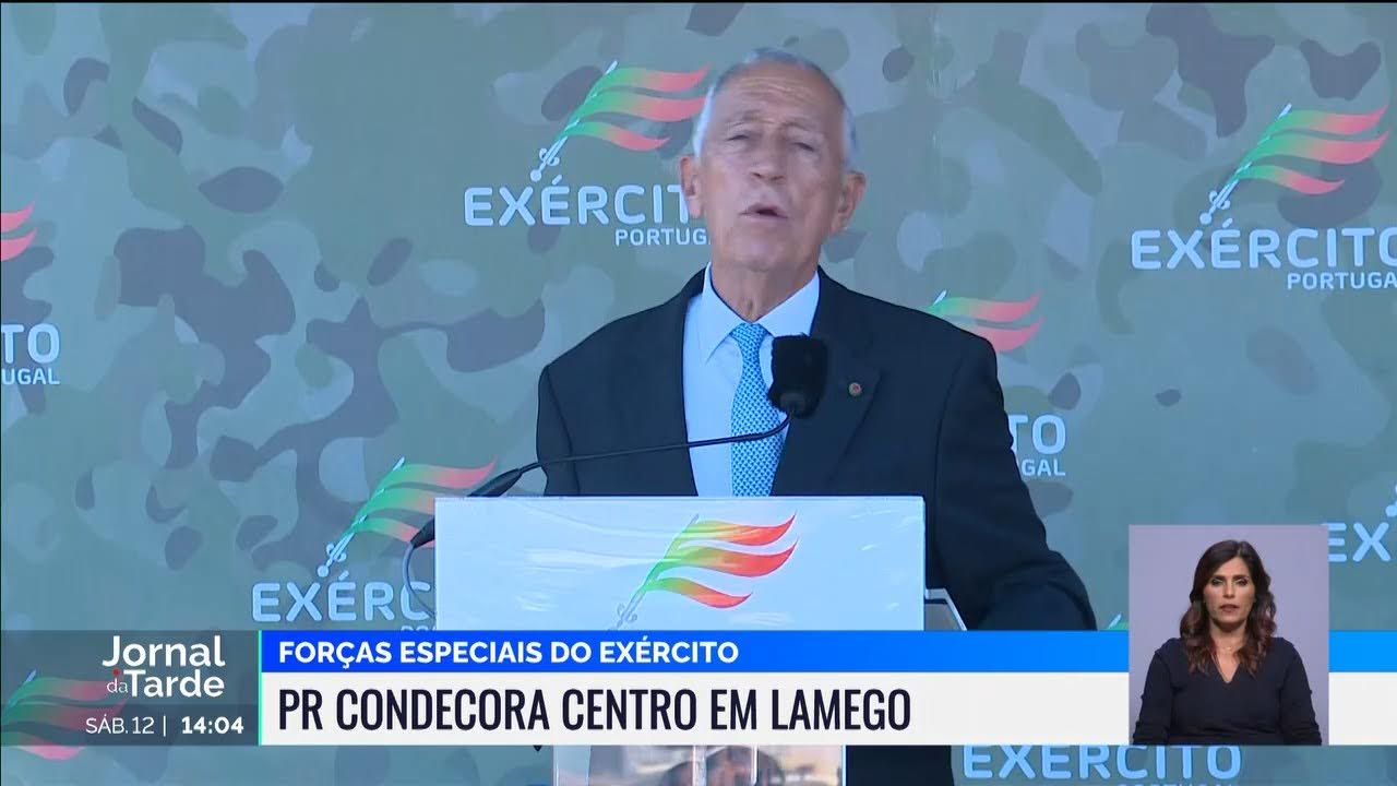 Vídeo - Forças Especiais do Exército. Marcelo condecora centro em Lamego