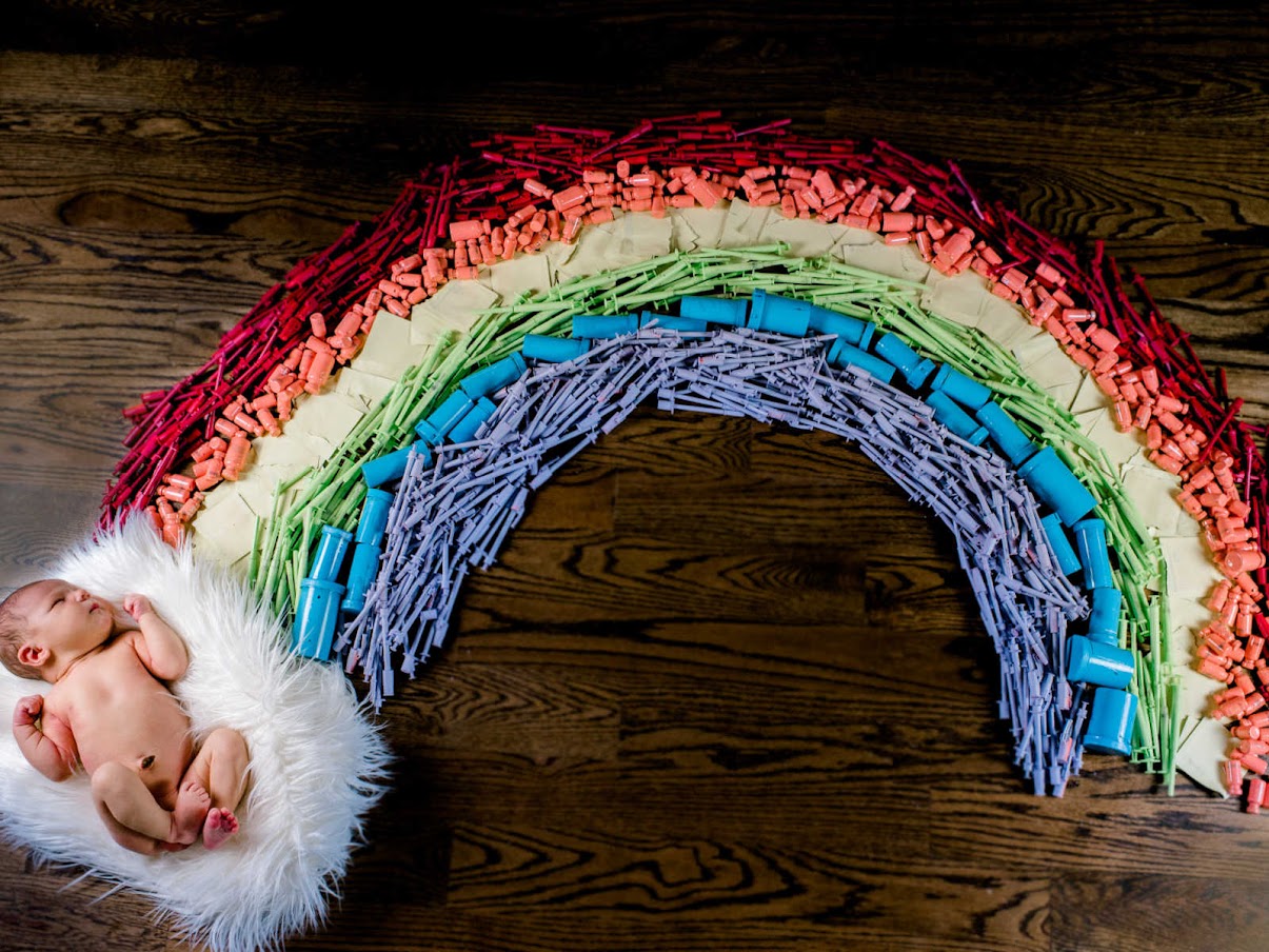 Mom’s ‘Double Rainbow’ Baby Honored In Stunning Photo As Her ‘Miracle’