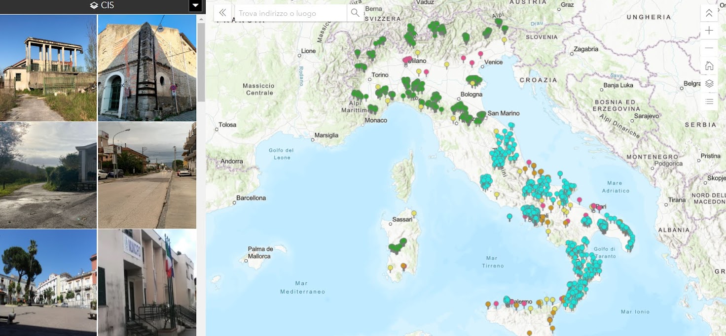 Mappa opportunità - Credit: Agenzia Coesione territoriale