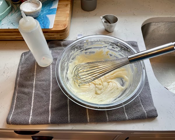 whisked mayo