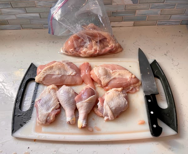 cut up chicken