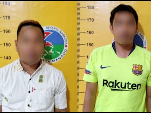 Dua Pelaku Terduga Pengedar Sabu Diamankan Polresta Manado