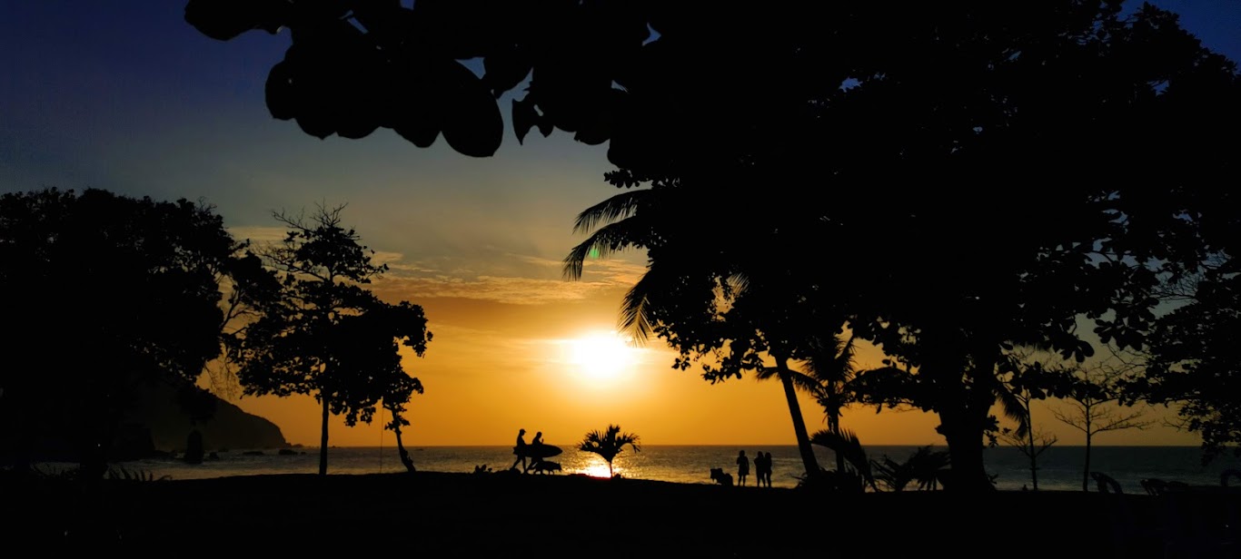 Atardecer playero