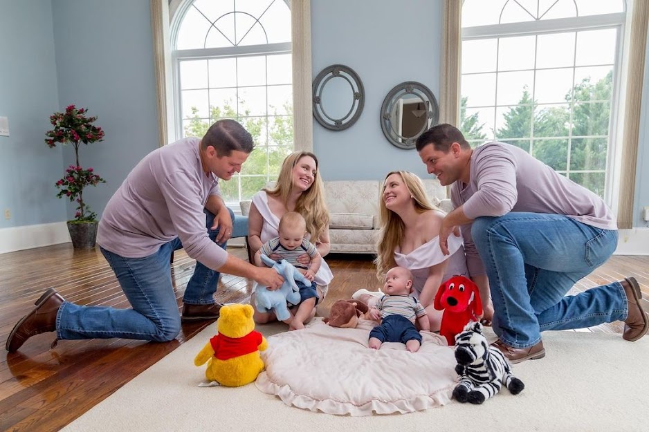 Twin Sisters Married Twin Brothers and Breastfeed Each Other's Babies