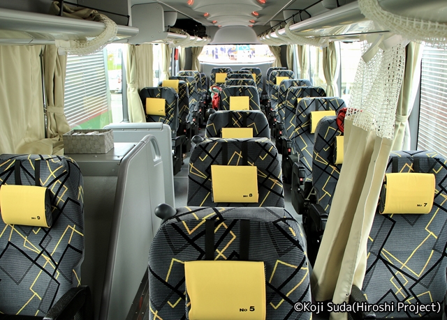 北海道中央バス「高速はこだて号」　5176　車内