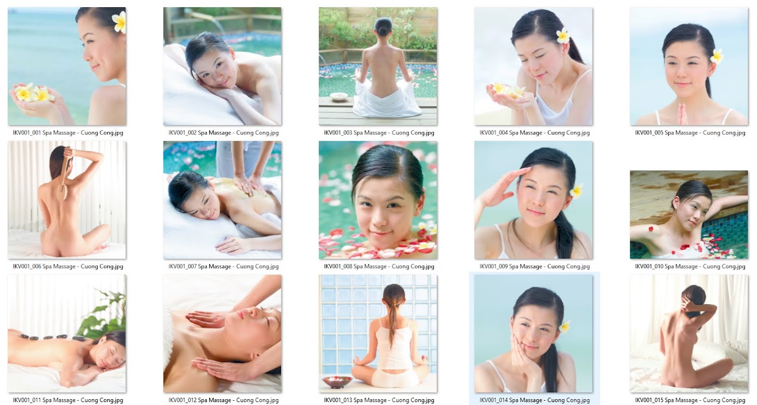 Share bộ ảnh Spa - Massage - làm đẹp phục vụ thiết kế