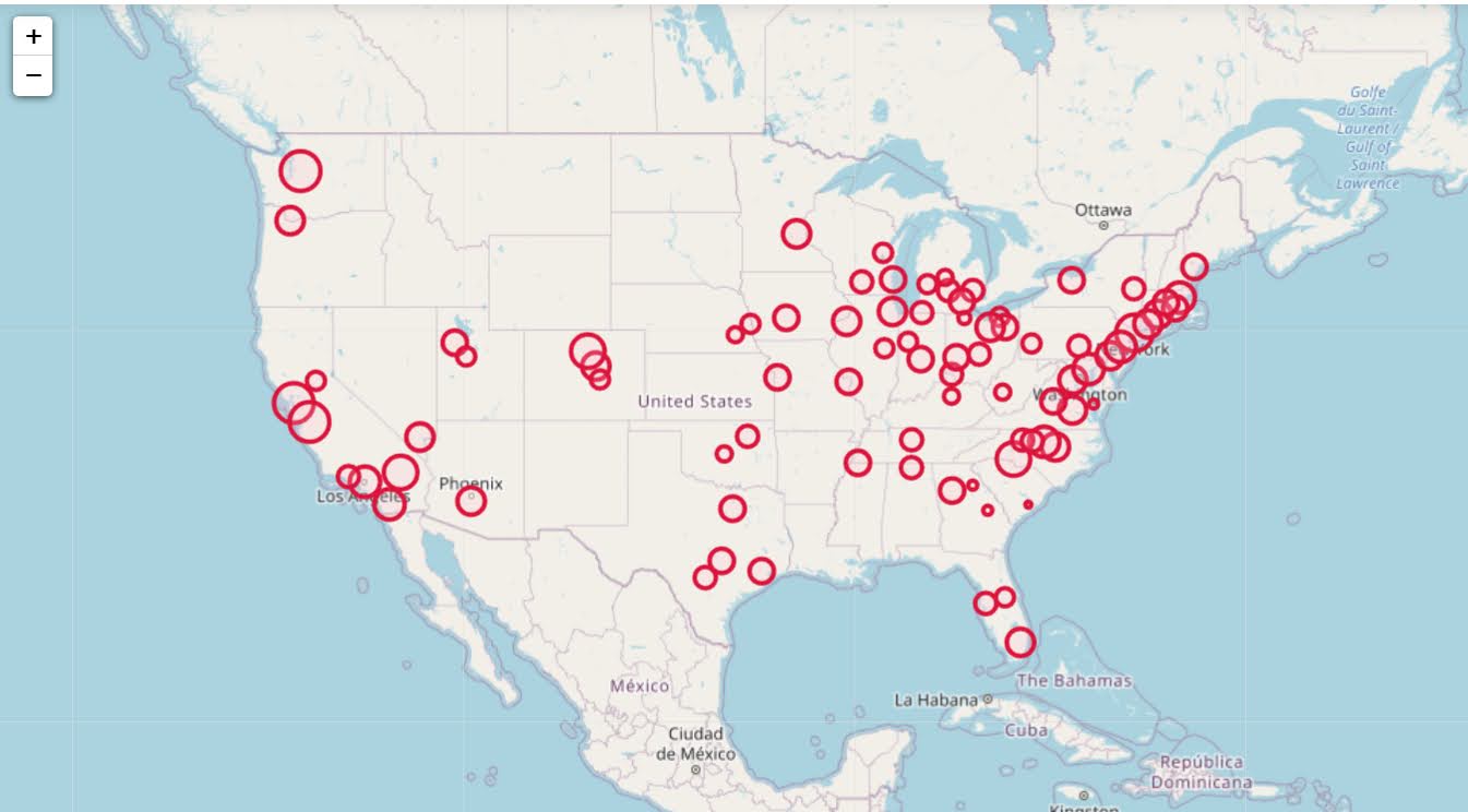 python - Choropleth Map with plotly.express doesn't show map, just legend -  Data Science Stack Exchange