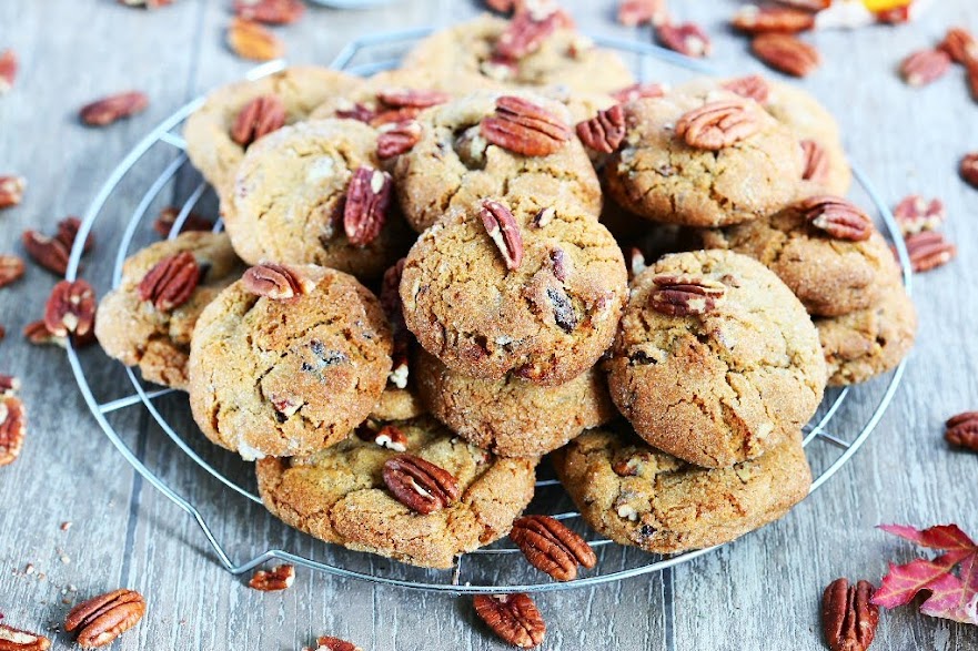 Sweet and Salty Browned Butter Pecan Cookies