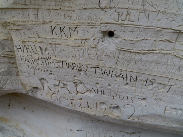 Many old inscriptions