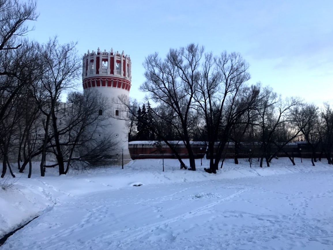 The walls of Novodevichy Convent