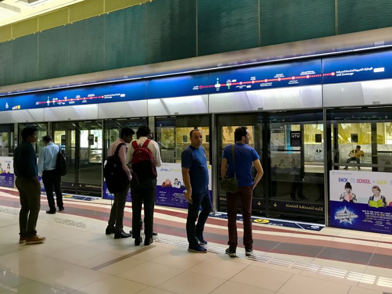 dubai metro station