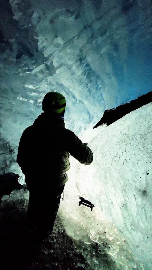 Glacier Hike and Ice Cave Visit with Troll Expeditions from Skaftafell as part of the Skaftafell Blue Ice Cave & Glacier Hike Winter Tour