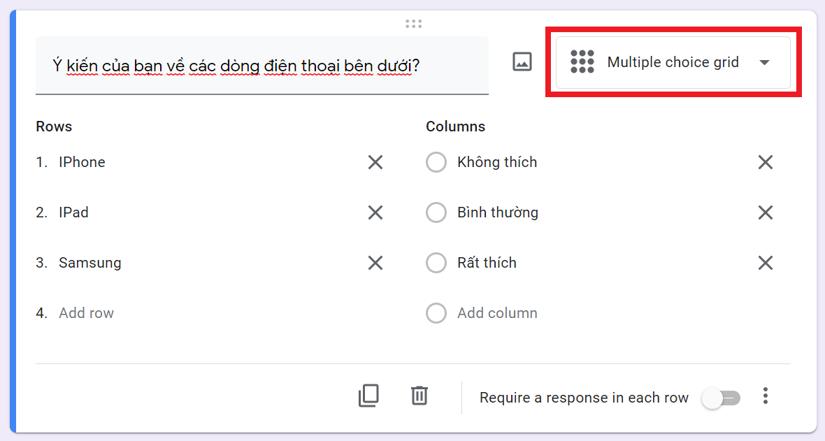 hướng dẫn tạo biểu mẫu google