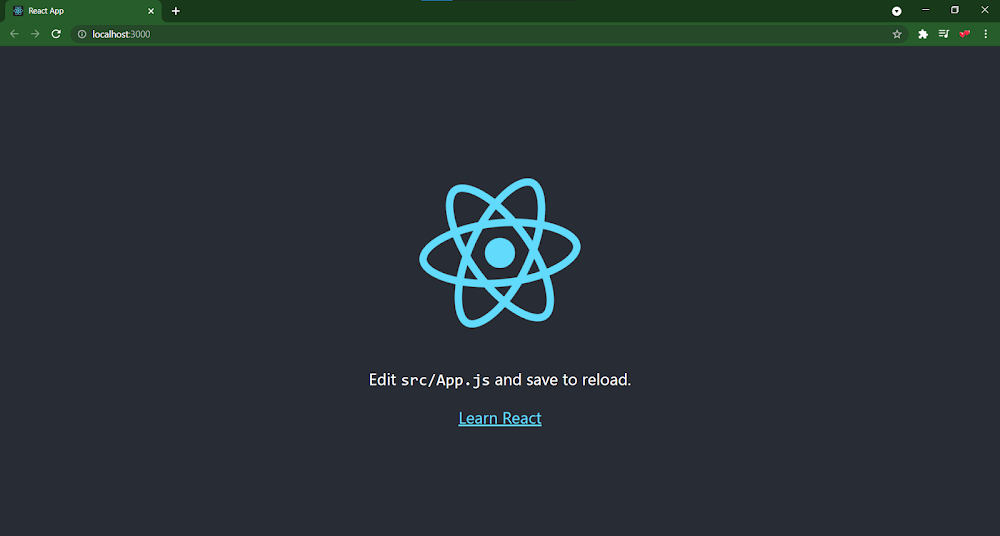 proyek baru react js